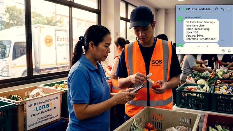 CP Extra Food Sharing: Rescued Food for Thai Families