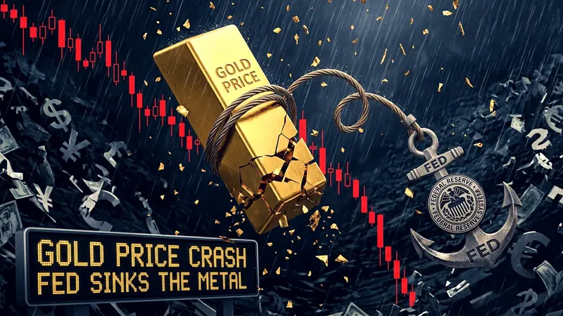 Gold Price Falling: Why the Fed Is Sinking the Precious Metal